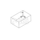 Подарочный ящик, 25×14×11 см, деревянный, с ручками, ярко-розовый - Фото 3