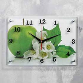 Часы настенные, серия: Кухня, "Яблоко", 25х35  см