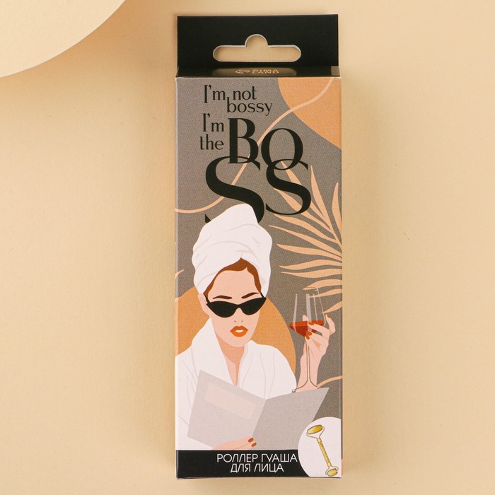 Роллер гуаша «Boss», природные материалы 26648