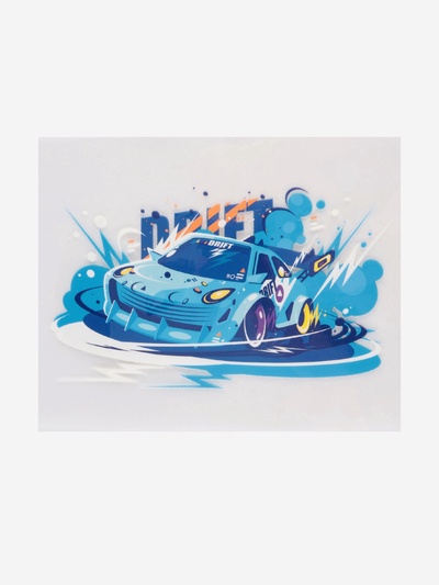 Термонаклейка «Тачка», 13.2×8 см