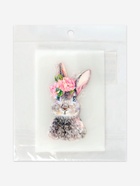 Термонаклейка «Заяц с цветами», 5.3×9.8 см - Фото 7