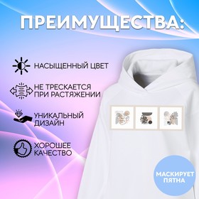 Термотрансфер «Минимализм», 26,3 × 9 см