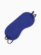 Маска для сна «Однотонная», 19×8.5 см, двойная резинка, синяя - Фото 2