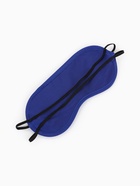 Маска для сна «Однотонная», 19×8.5 см, двойная резинка, синяя - Фото 3