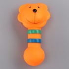 Игрушка пищащая "Зоопарк" для собак, 14 см, оранжевый лев - Фото 2