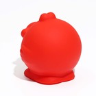 Игрушка пищащая "Монстрик" для собак, 8,5 х 7 см, красная - Фото 4