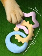 Плавающая игрушка для собак Пижон Premium «Трио», 17 см, вспененный TPR, разноцветная - Фото 2