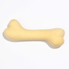 Игрушка плавающая "Кость-волна" Пижон Premium, вспененный TPR, 12,5 х 4 см, жёлтая - фото 7781486