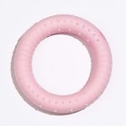 Игрушка плавающая для собак "Обруч" Пижон Premium, вспененный TPR, 8 см, розовая - Фото 2