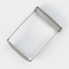 Пушер для картофеля Доляна Smasher, 10×15,5 см, нержавеющая сталь, цвет хромированный - Фото 3