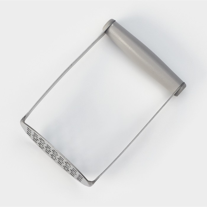 Пушер для картофеля Доляна Smasher, 10×15,5 см, нержавеющая сталь, цвет хромированный - фото 1882361896