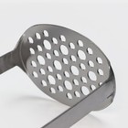 Пушер для картофеля Доляна Smasher, 10×15,5 см, нержавеющая сталь, цвет хромированный - Фото 4