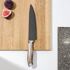 Нож кухонный Доляна «Дуротан», шеф, лезвие 20,5 см - Фото 2