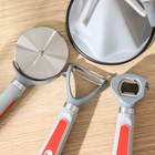 Набор кухонных инструментов «Рохан», 6 предметов, на подставке - фото 25778567