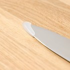 Нож для овощей кухонный Доляна Zeus, лезвие 9,5 см, цвет белый - Фото 4