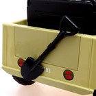 Электромобиль «Джип», кожаное сидение, EVA колеса, цвет зелёный - Фото 4