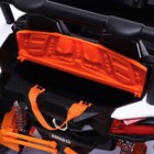 Электромобиль «БАГГИ», АКБ 24V, монитор, EVA колеса, кожаное сидение, цвет оранжевый - Фото 8