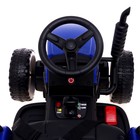 Электромобиль «Трактор», с прицепом, EVA колеса, кожаное сидение, цвет синий - фото 3752218