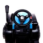 Электромобиль «Трактор», с прицепом, цвет синий - Фото 6