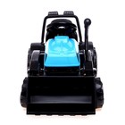 Электромобиль «Трактор», с прицепом, цвет синий - Фото 7