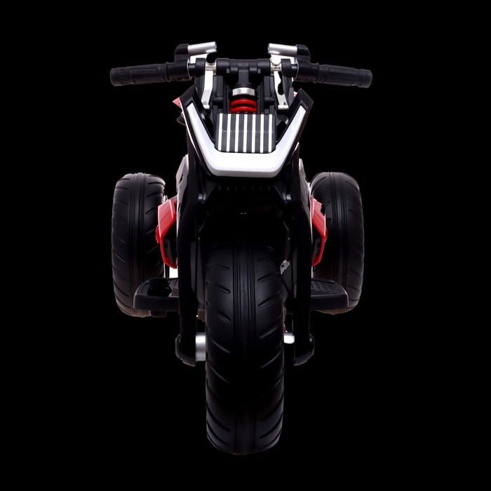 Электромотоцикл М1200, EVA колёса, кожаное сидение, 2 мотора, цвет красный - фото 1907391502