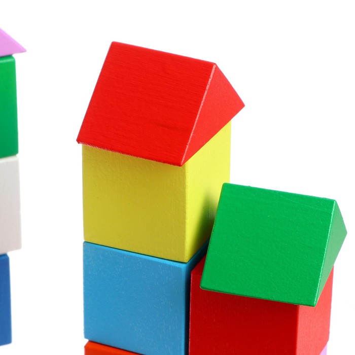 Кубики-треугольники, строительный набор - фото 1908852328