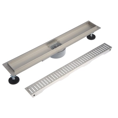 Трап TIM BAd=536002, с фланцем свободного вращения 360°, 600 мм, сухой затвор