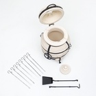 Тандыр «Донской» с откидной крышкой, h=67 см, d=42 см, 52.5 кг, 8 шампуров, кочерга, совок - Фото 4