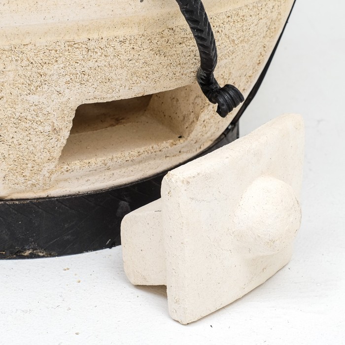 Тандыр  "Атаман" с откидной крышкой, h-107 см, d-61, 145 кг, 12 шампуров, кочерга, совок - фото 1882362148