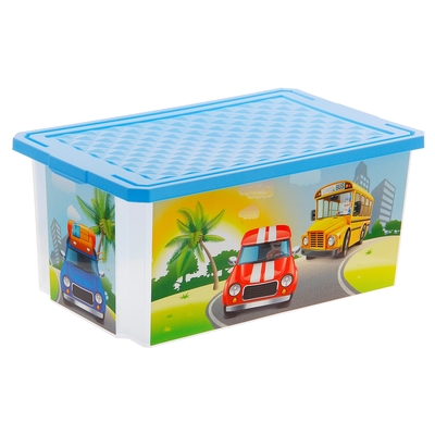 Контейнер для игрушек City Cars, 12 л, цвета МИКС