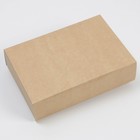 Коробка подарочная складная крафтовая, упаковка, 22х15х6 см - Фото 5