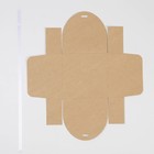 Коробка подарочная складная крафтовая, упаковка, 22х15х6 см - Фото 6