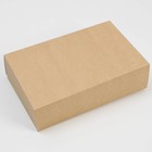 Коробка подарочная складная крафтовая, упаковка, 28 х 18 х 8 см - Фото 5