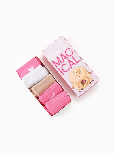 Носки женские KAFTAN Magical, набор 5 пар, размер 36-39 (23-25 см)