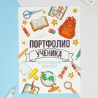 Портфолио в папке с креплением "Портфолио ученика начальной школы", 6 листов, 21,5х30 см - Фото 1
