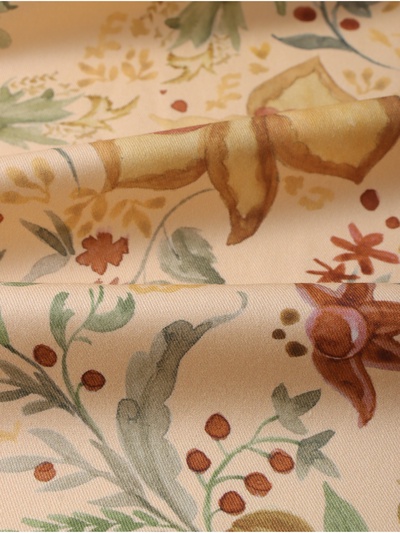 Скатерть «Этель» Floral pattern, размер 147×112 ±2 см с ГМВО, 100% хлопок, саржа 190 г/м²
