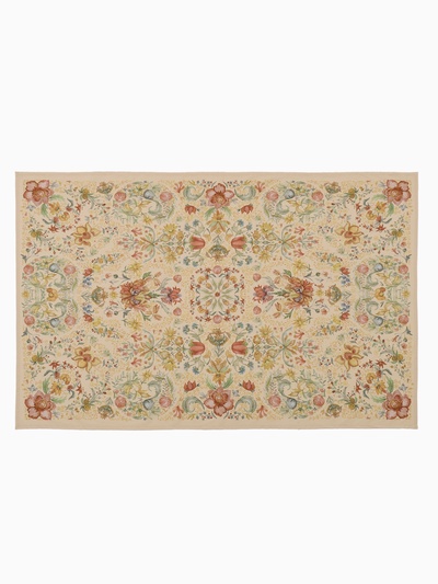 Скатерть «Этель» Floral pattern, размер 147×112 ±2 см с ГМВО, 100% хлопок, саржа 190 г/м²