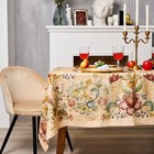 Набор столовый «Этель» Floral pattern, скатерть 147x112 +/-2 см с ГМВО, салфетки 40х40 см - 4 шт - фото 4513683