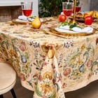 Набор столовый «Этель» Floral pattern, скатерть 147x112 +/-2 см с ГМВО, салфетки 40х40 см - 4 шт - фото 4513684