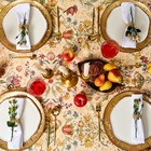 Набор столовый «Этель» Floral pattern, скатерть 147x112 +/-2 см с ГМВО, салфетки 40х40 см - 4 шт - фото 4513686