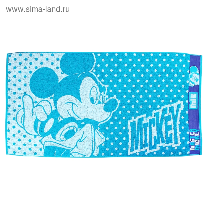 Полотенце махровое банное Disney Master Mickey, 70х130 см, хлопок 100%, 460 г/м - Фото 1