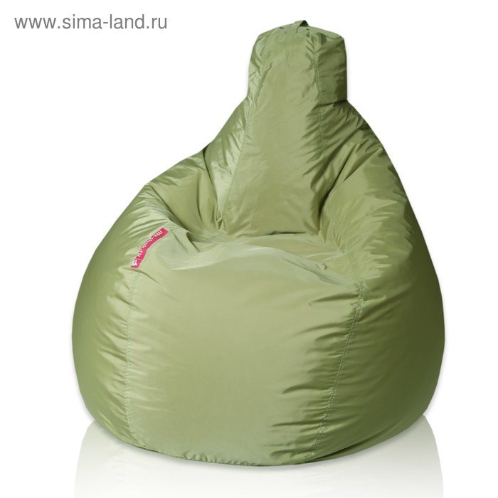 Кресло-мешок "Капля", М, d100/h140, цвет оливковый - Фото 1
