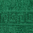 Полотенце махровое 70х170 см, изумруд, хлопок 100%, 430гр/м2 - Фото 2