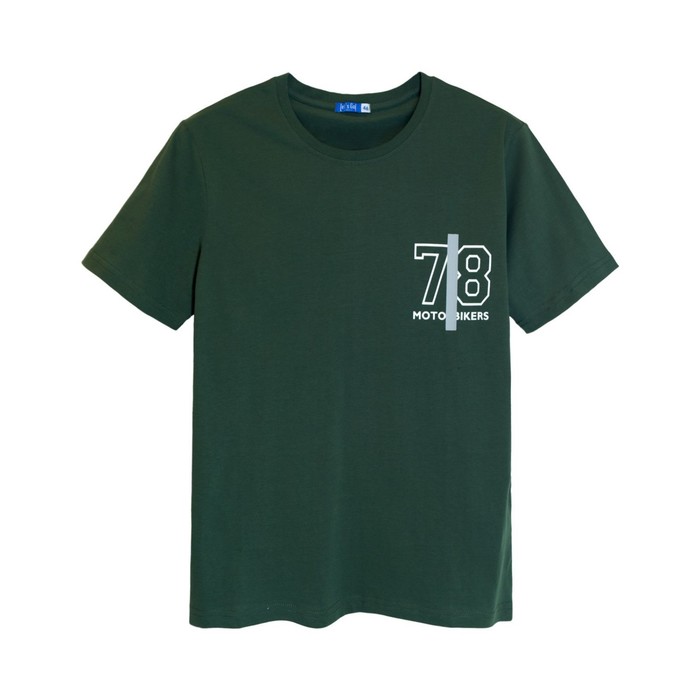 Футболка мужская, размер 50, цвет зелёный - Фото 1