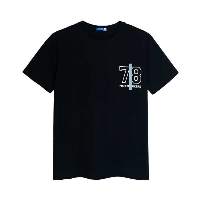 Футболка мужская, размер 48, цвет чёрный - Фото 1