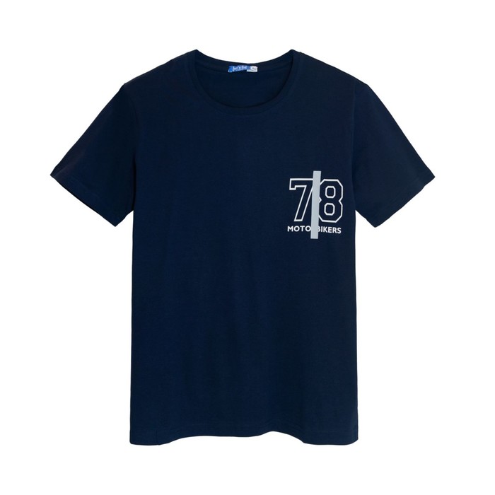 Футболка мужская, размер 56, цвет тёмно - синий - Фото 1