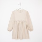Платье для девочки MINAKU цвет бежевый, размер 98 - Фото 2