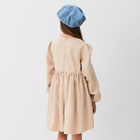 Платье для девочки MINAKU цвет бежевый, размер 104 - Фото 9