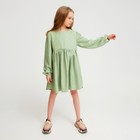 Платье для девочки MINAKU цвет зеленый, р-р 134 - Фото 2