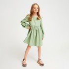 Платье для девочки MINAKU цвет зеленый, р-р 134 - Фото 1